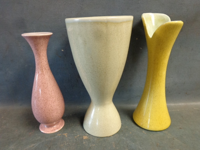 lot 140 image: Red Wing Vases