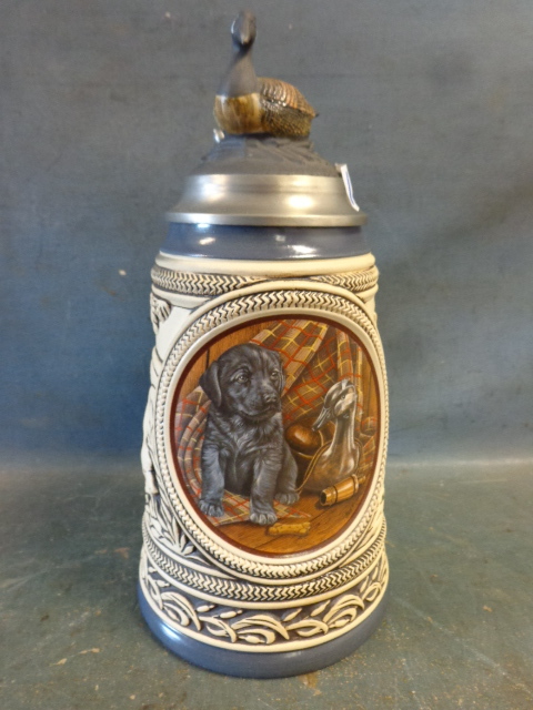 lot 156 image: Black Labrador Stein