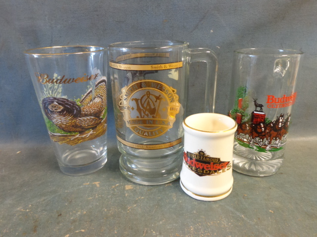 lot 203 image: Collectors Beer Glasses