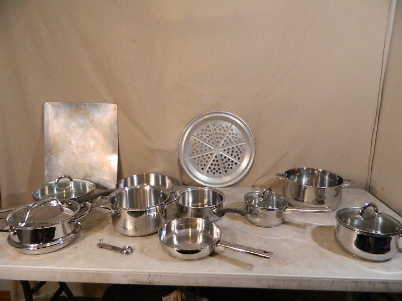lot 196 image: Pots and Pans