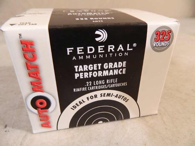 lot 8 image: 325 Rounds of LR Long Rifle Ammo