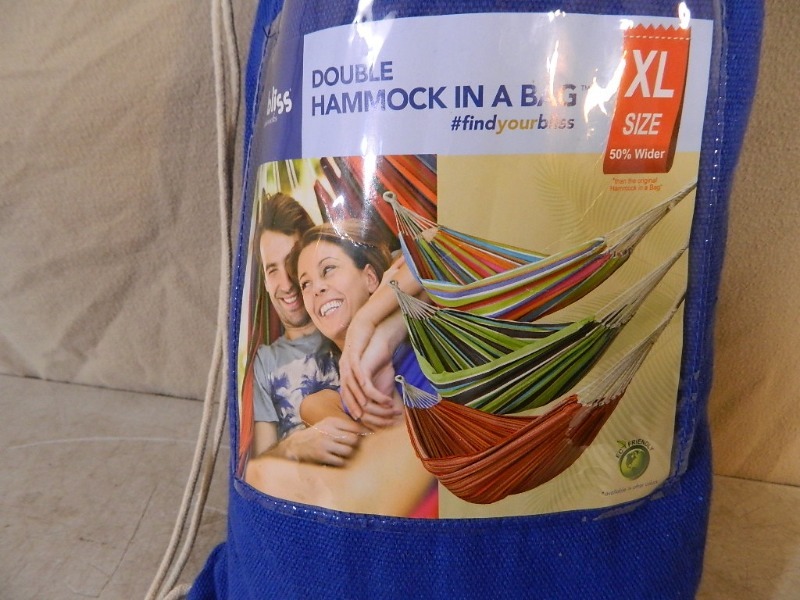 lot 75 image: New Bliss XL Double Hammock in A Bag