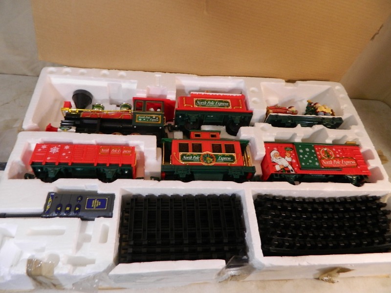 lot 84 image: North Pole Express Train Set