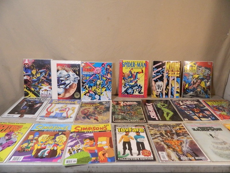 lot 87 image: 20 Old Comics  Magazines