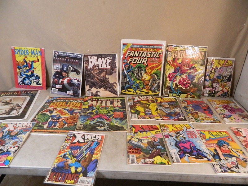 lot 88 image: 20 Old Comics  Magazines