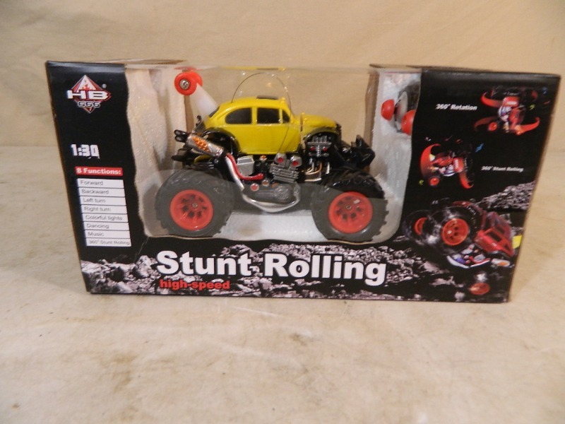 stunt rolling car