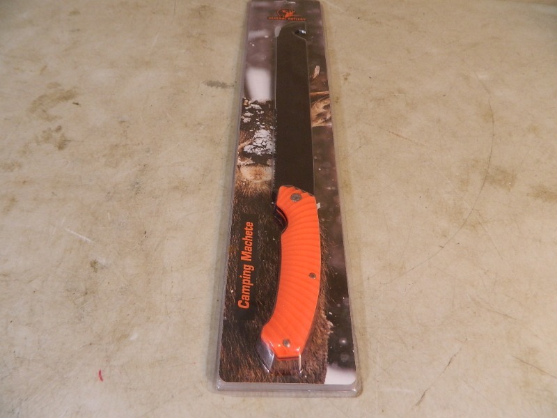 lot 114 image: New Camping Machete with Sheath