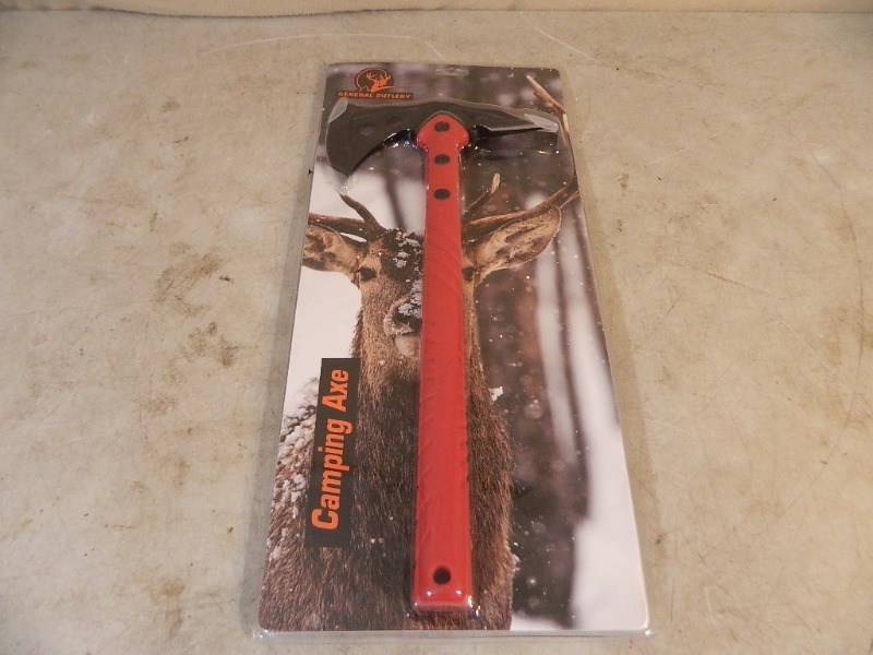 lot 115 image: New Camping Axe with Sheath