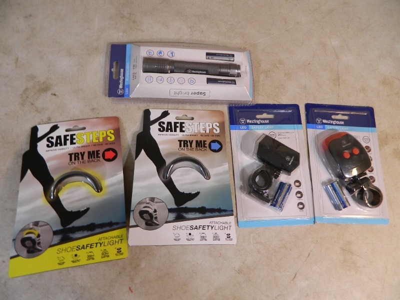 lot 127 image: New Flashlight, Bike Lights, Safety Lights