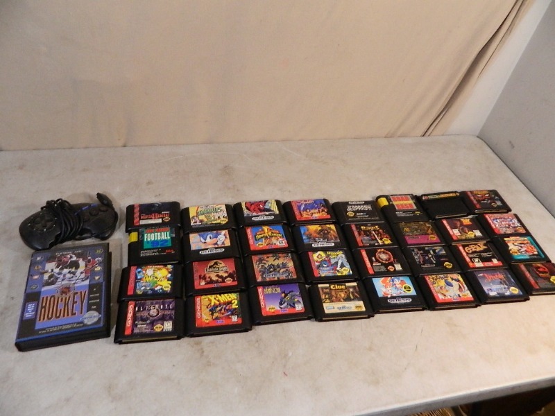 lot 136 image: 33 Sega Genesis Games