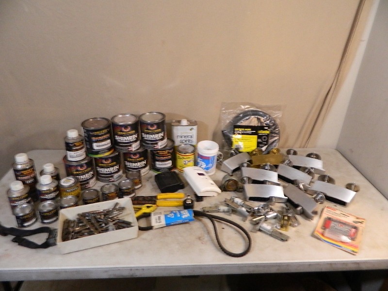 lot 151 image: House of Kolor Paint, Commercial Door Locks, Tools, Etc