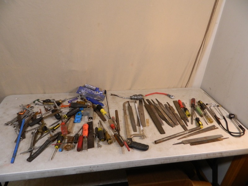 lot 162 image: Files, Hand Tools, and More