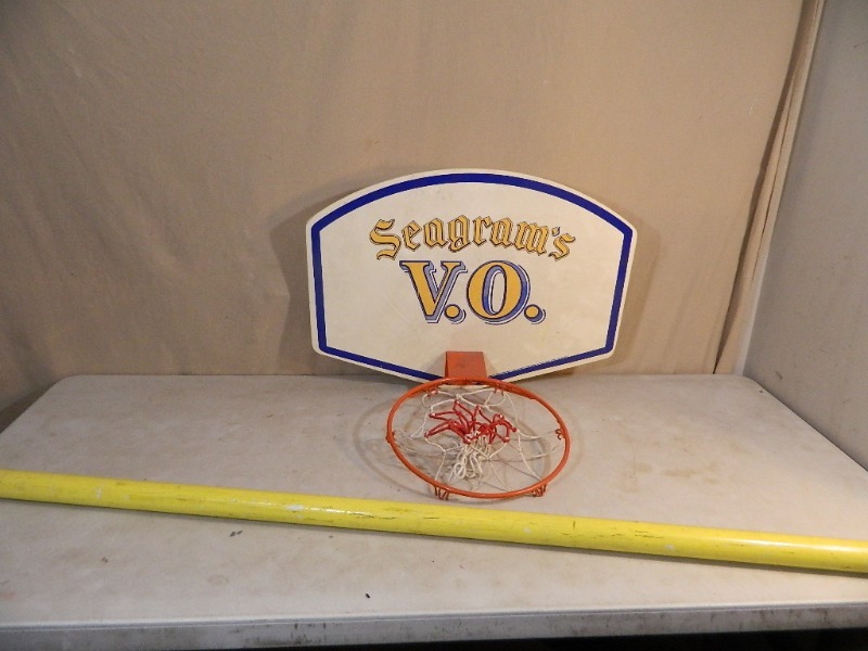 lot 189 image: Seagrams Basketball Hoop with Pole