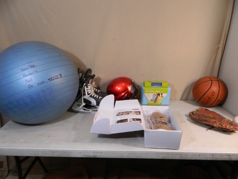 lot 203 image: Infant CPR Doll and Sports Items