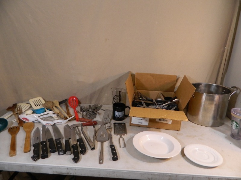 lot 217 image: Utensils, Stockpot and More