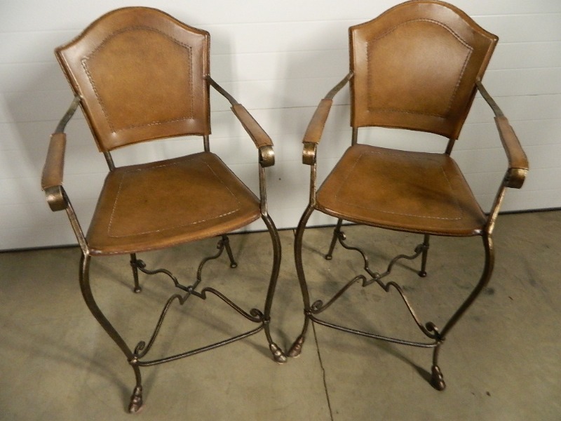 Bernhardt Furniture High Top Pair Of High Quality Stools Tools