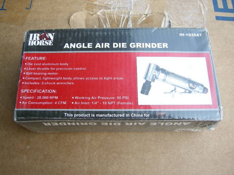 lot 42 image: Iron Horse Angle Die Grinder