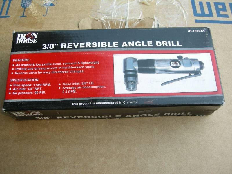 lot 39 image: Iron Horse 38 Reversible Angle Drill