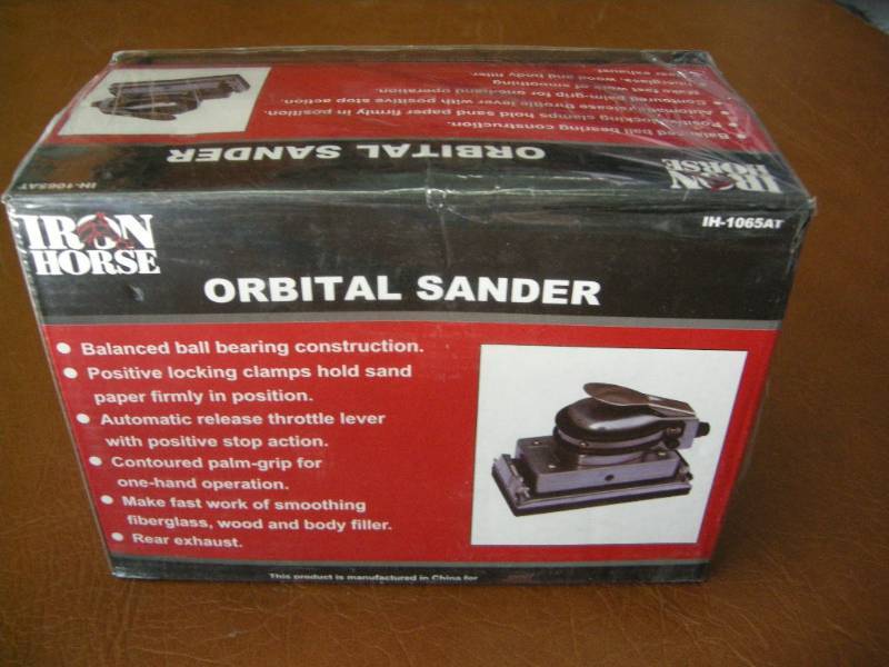 lot 49 image: Iron Horse Orbital Sander