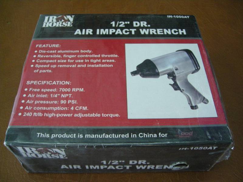 lot 45 image: Iron Horse 12 Air Impact Wrench