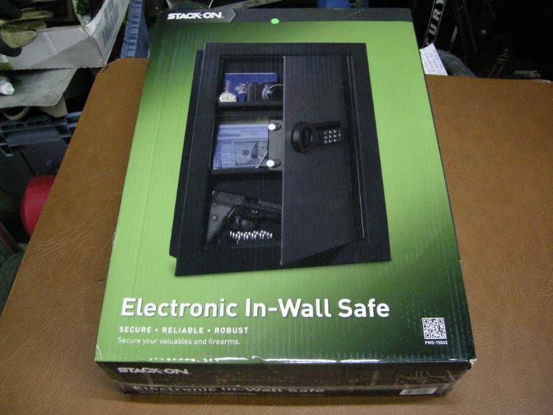 lot 79 image: Stack-On Electronic In-Wall Safe