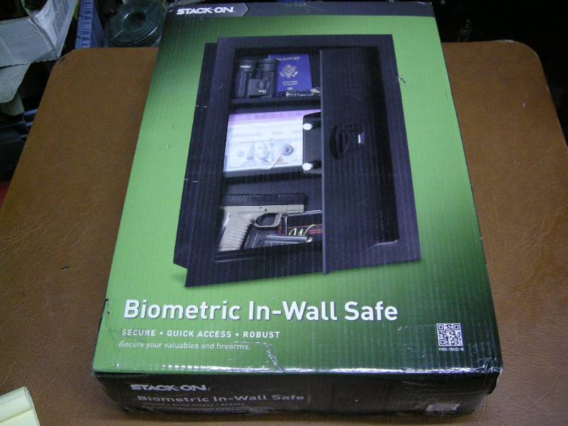 lot 85 image: Stack-On Biometric In-Wall Safe