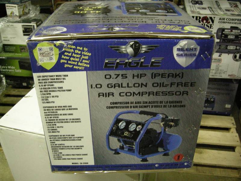 lot 94 image: Eagle Silent Series Portable Air Compressor