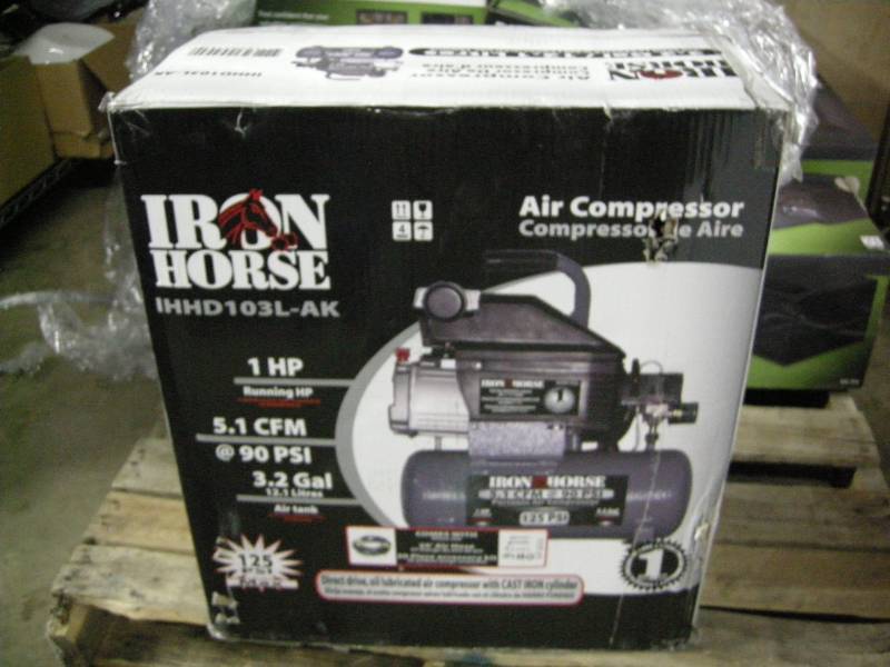 lot 95 image: Iron Horse Portable Air Compressor