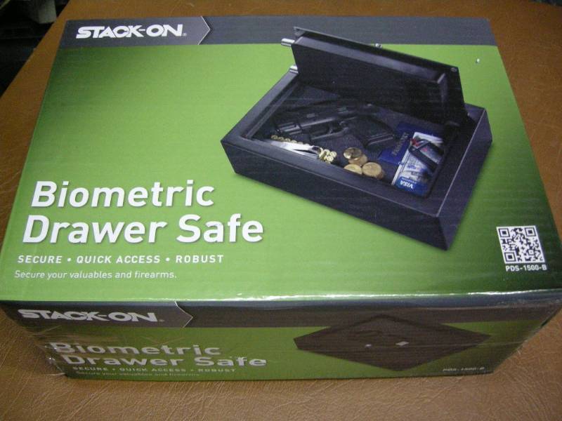 lot 107 image: Stack-On Biometric Drawer Safe