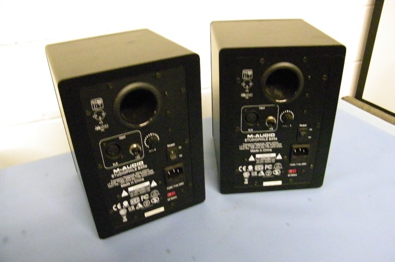 lot 87 image: Pair of M-Audio StereoPhile BX5a Bookshelf MonitorsSpeakers