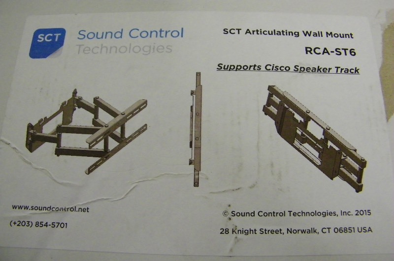 lot 88 image: New Sound Control Technologies Articulating Wall Mount