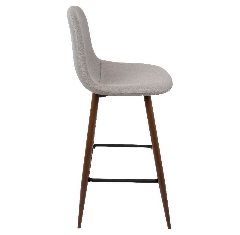lot 22 image: New In Box (Set of 2) Porter Mid-Century Modern 30 Barstool - LumiSource