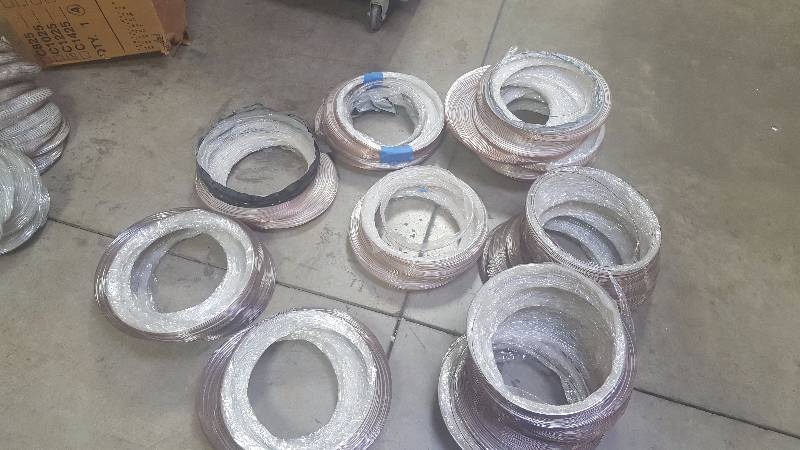 lot 306A image: Lot of (Approximately 130) Feet of 12in. Diameter Clear Flexible Venting Hose