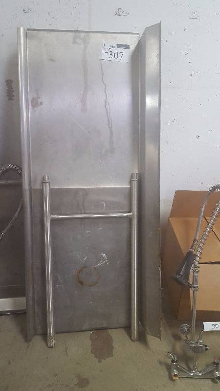 lot 307 image: Commercial Stainless Steel Prep Table
