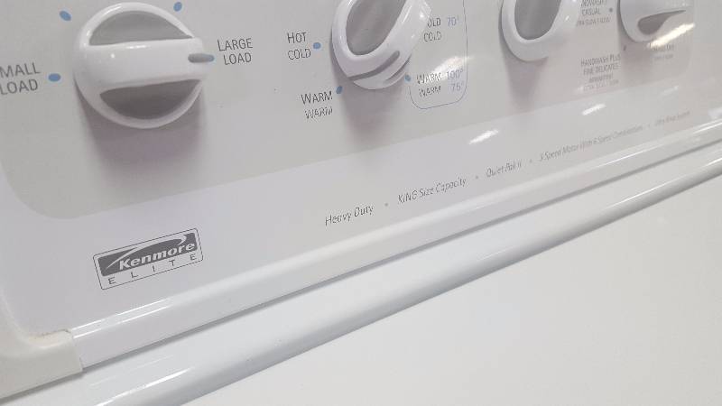 kenmore elite king size capacity washing machine