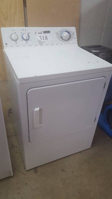 lot 318 image: GE Electric Clothing Dryer