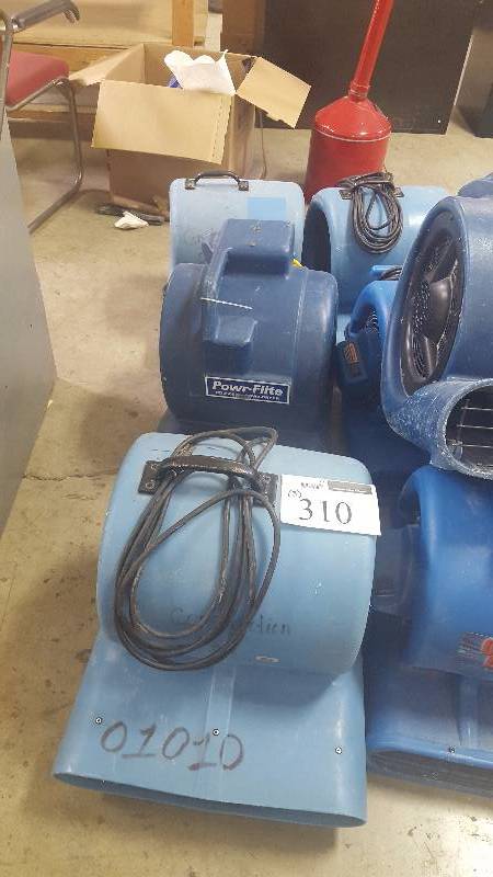 lot 310 image: Lot of (3) Drieaz Powr-Flite PD2500 Powr-Dryer