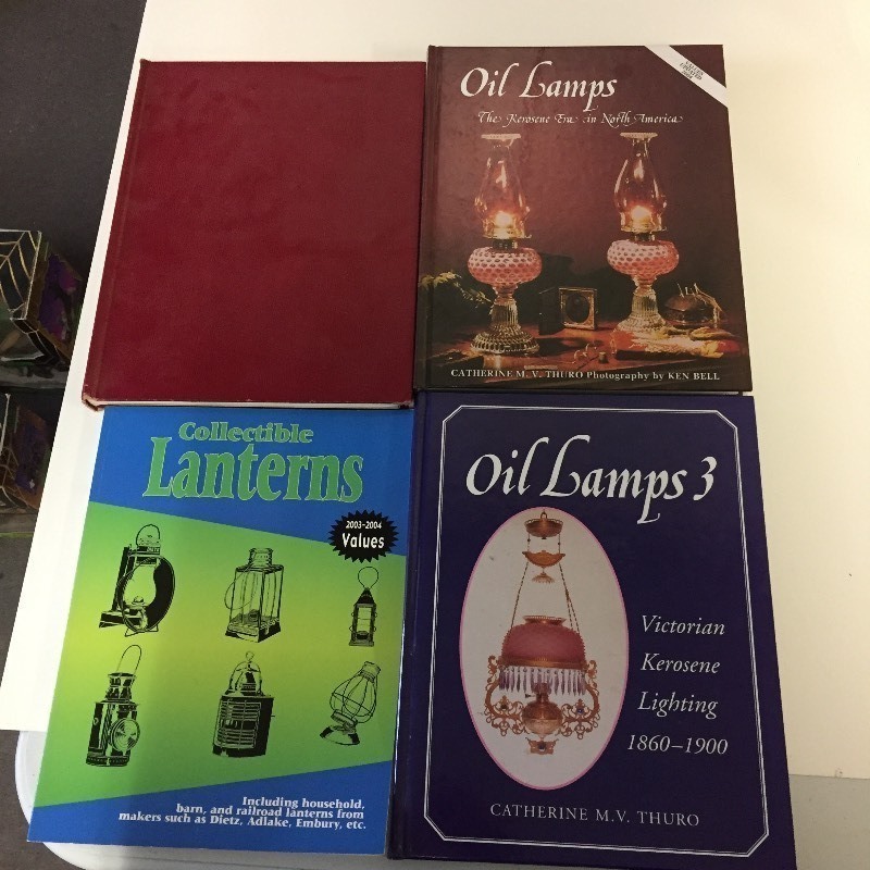 lot 73 image: Collectible Oil Lamp & Lantern Books