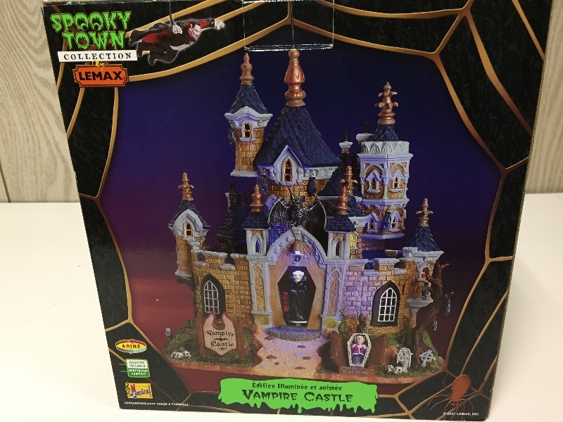 LEMAX Halloween Village Vampire Castle | Vintage Fishing Equipment ...