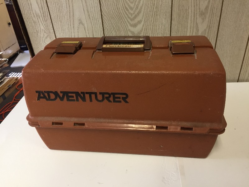 Adventurer Flambeau 1986 Fishing Tackle Box full of Tackle