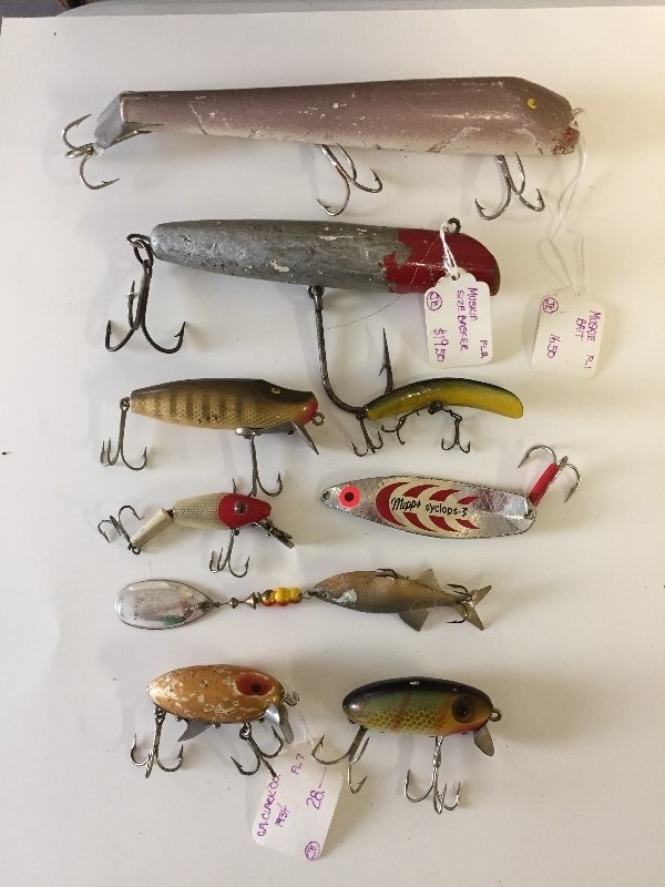 lot 49 image: Vintage Fishing Lures