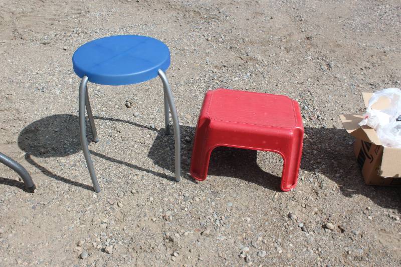 lot 256 image: Stool, Foot Stool