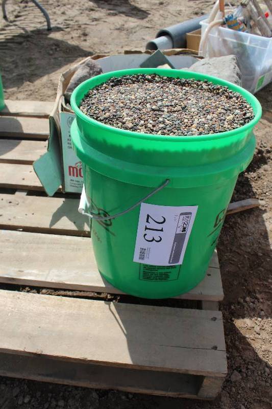 lot 213 image: Bucket of Fish Tank Gravel