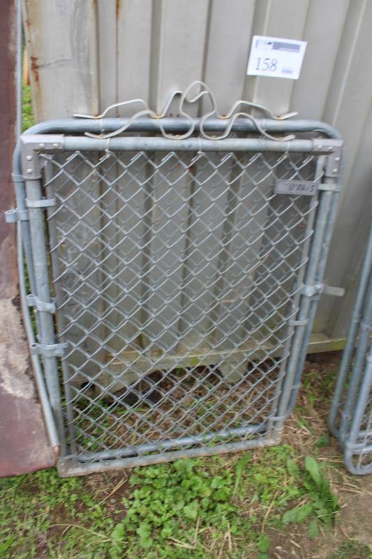 lot 158 image: Lot of (2) Chain-link Fence Gates
