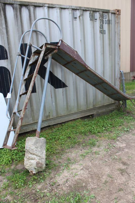 lot 143 image: Outdoor Metal Slide Set