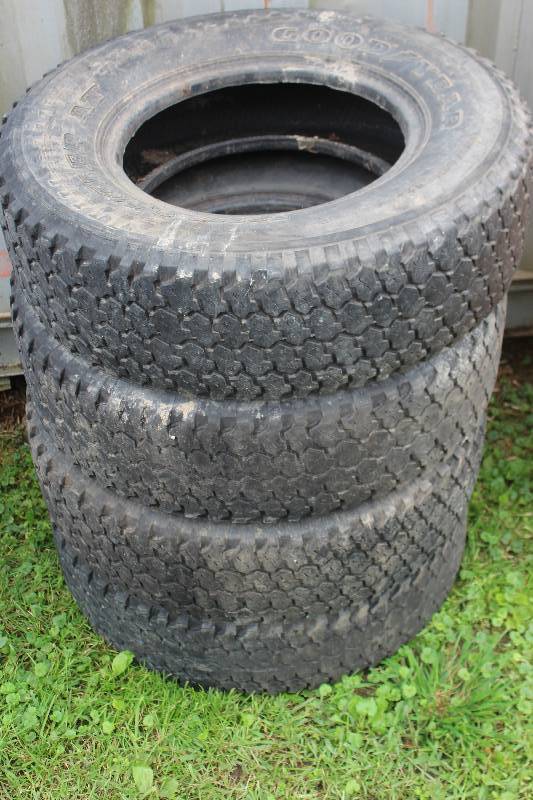 lot 140 image: Lot of (4) Goodyear Wrangler AT LT24575R16 Light Truck Tires
