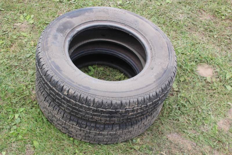 lot 128 image: Lot of (2) BF Goodrich P18575R14 Tires