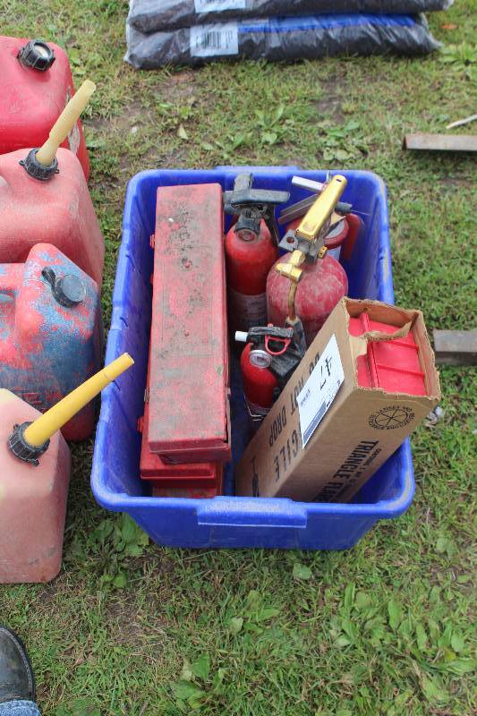 lot 47 image: Fire Extinguishers, Emergency Triangle Kits