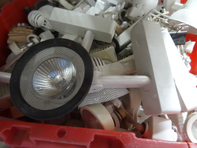 Bin Full Of Misc Track Lights.