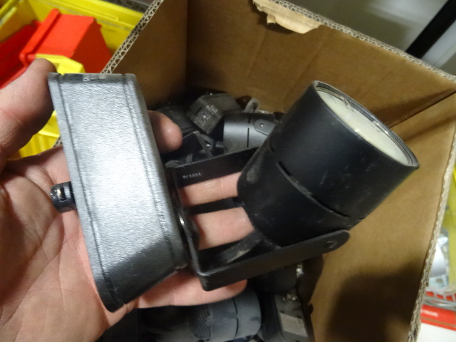 WAC Track Lights. Black, Adjustable Halogen Bulb.